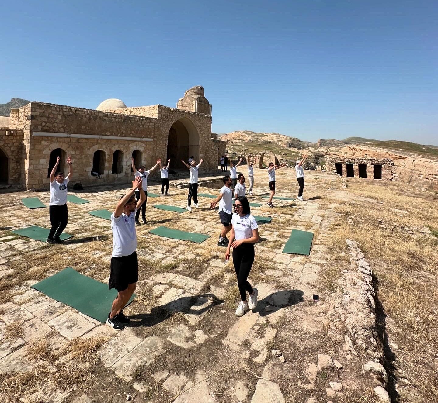 Kadın cinayetlerine pilatesli tepki