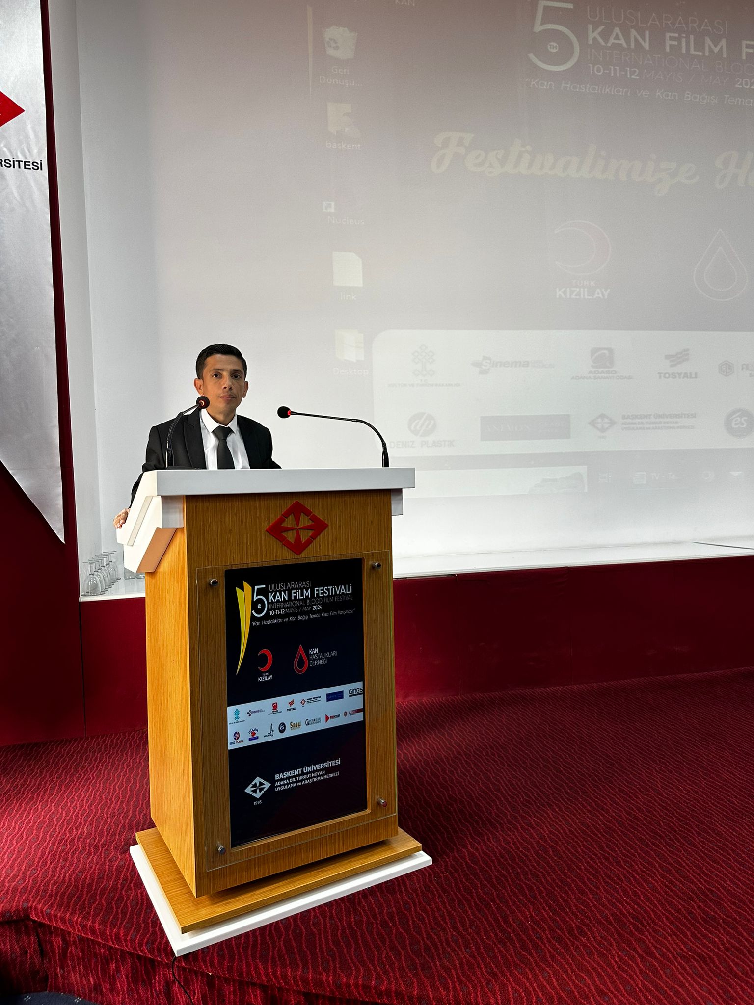 Kan Film Festivaline katıldılar