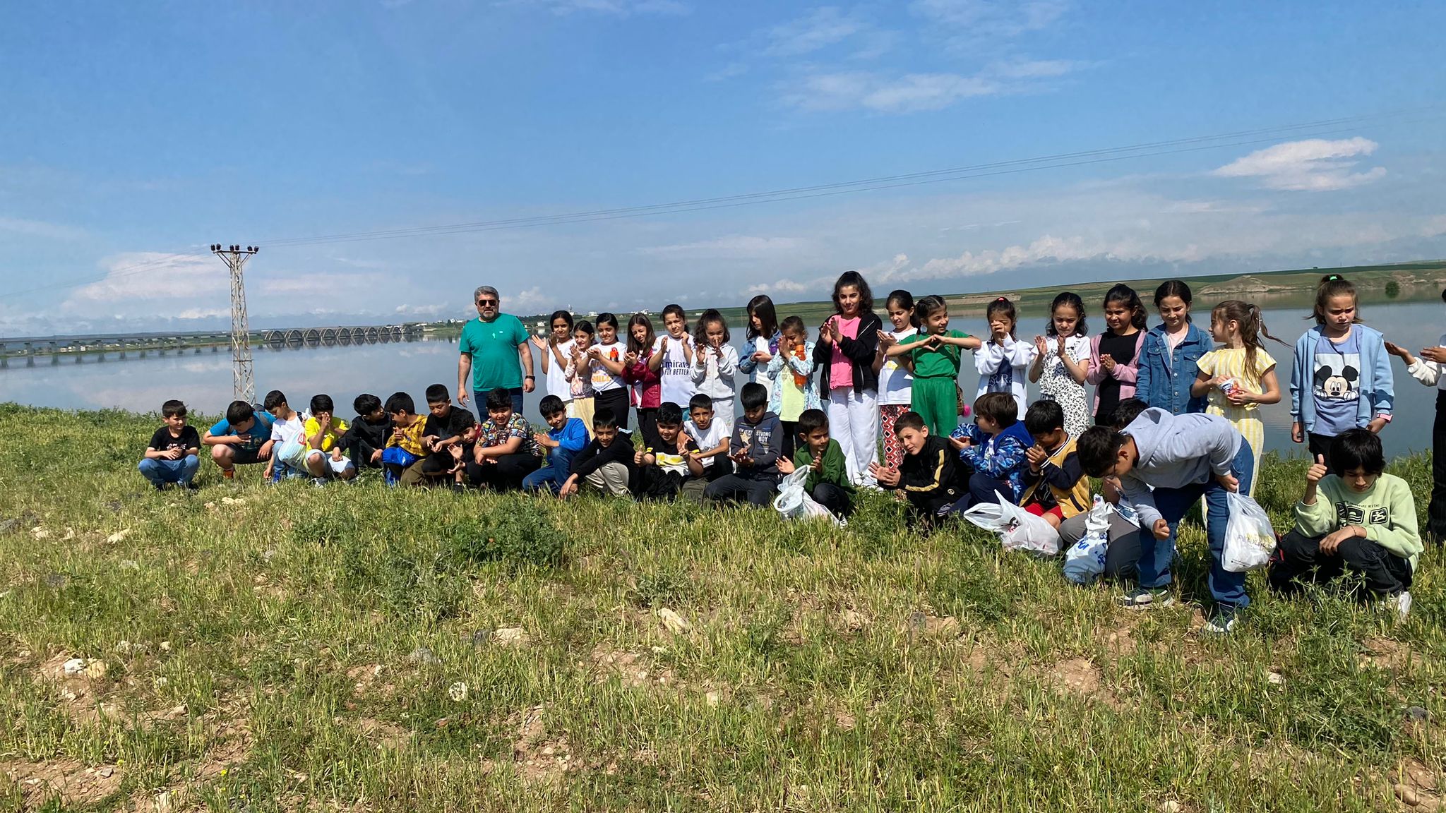 Öğrencilerin piknik keyfi