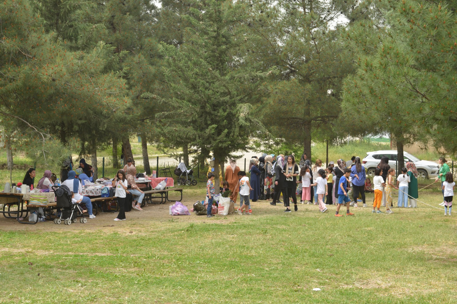 Okullara nefes olan bahçe