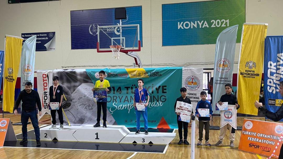 Oryantiringte büyük başarı