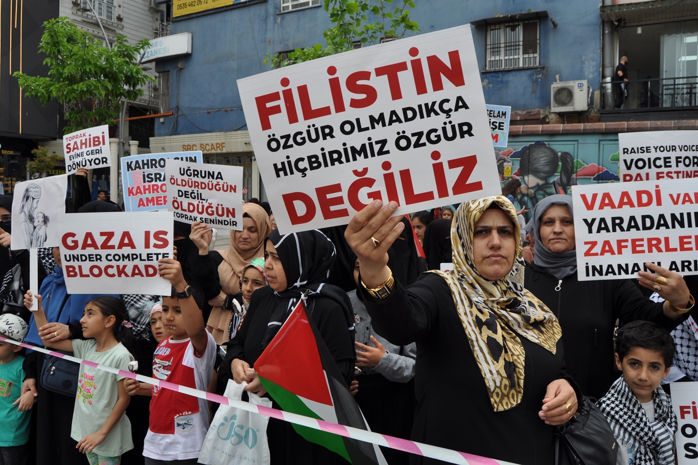 STK’lar Gazze için eylem yaptı