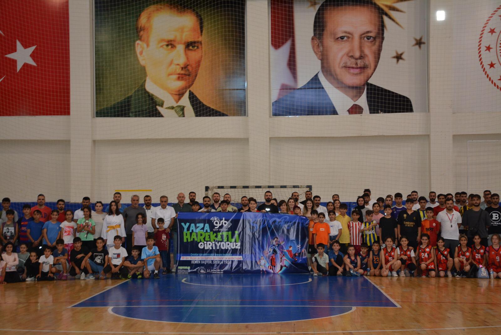 Gençlikte yaz spor okulları start aldı
