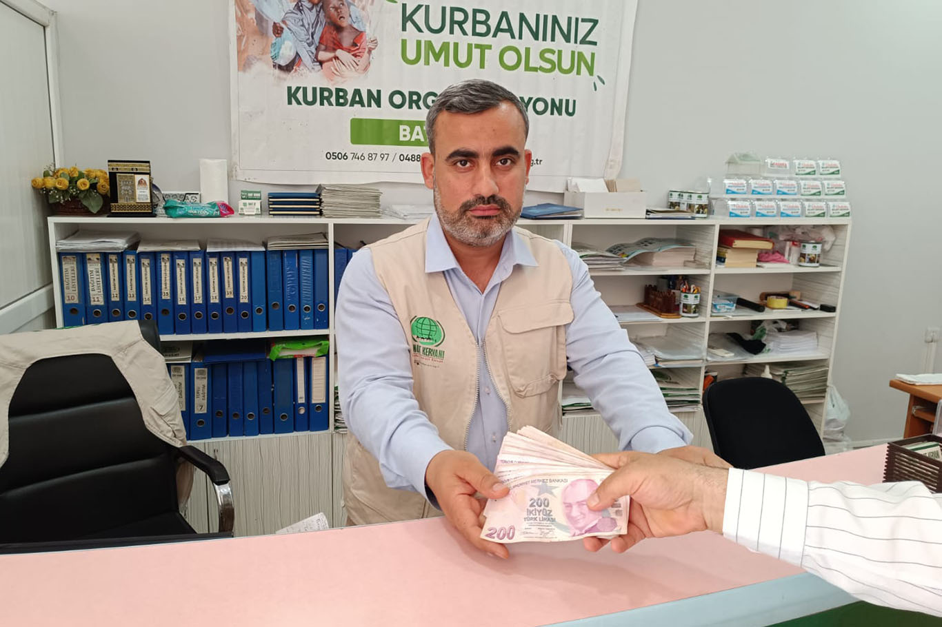 Hac parasını Gazze’ye bağışladı