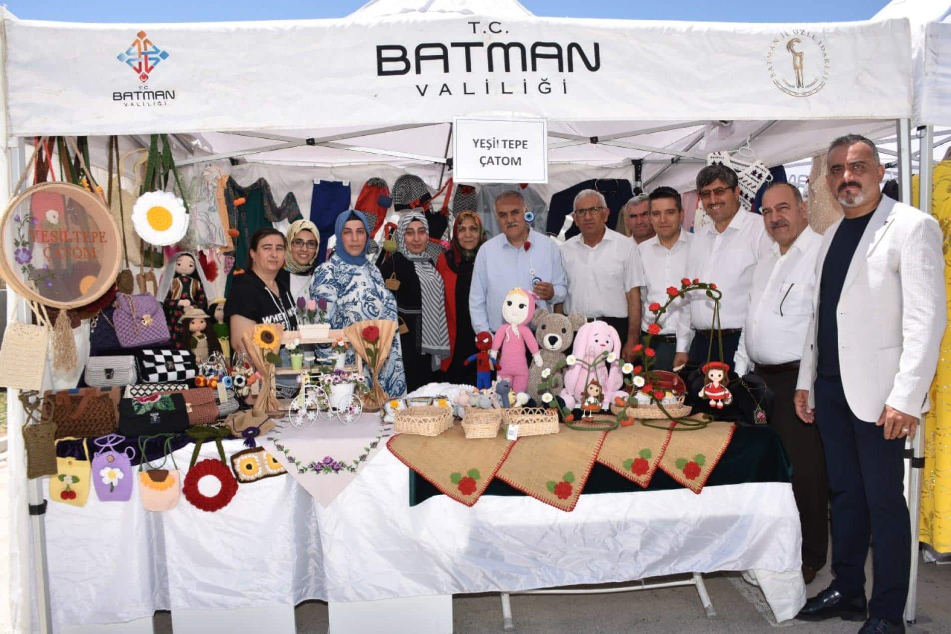 Kursiyerler emeklerini sergilediler