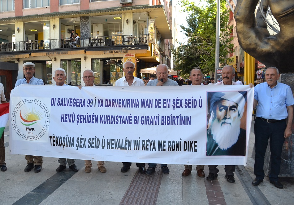 Şeyh Sait ve arkadaşlarını andılar