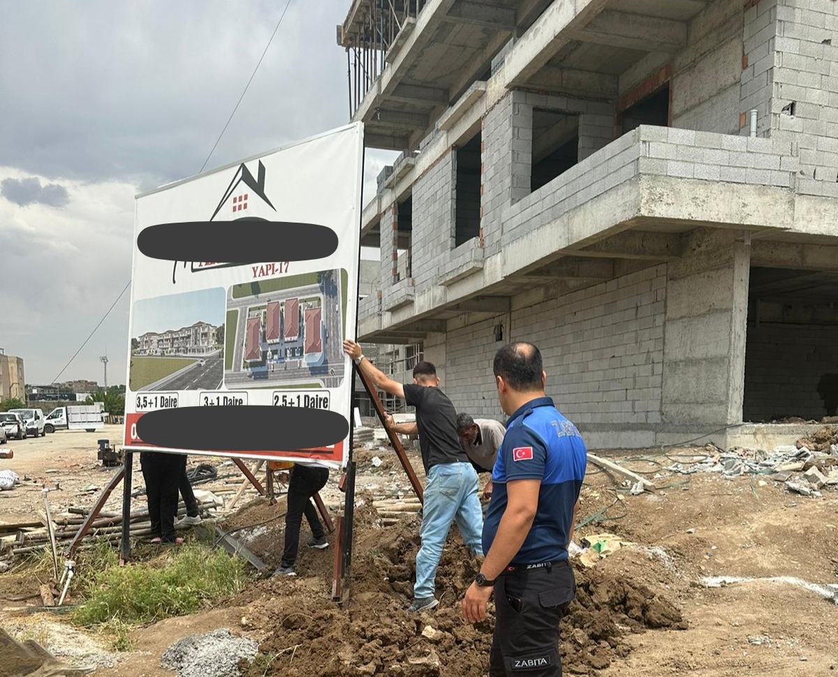 Sınav öncesi inşaat faaliyetleri durduruldu