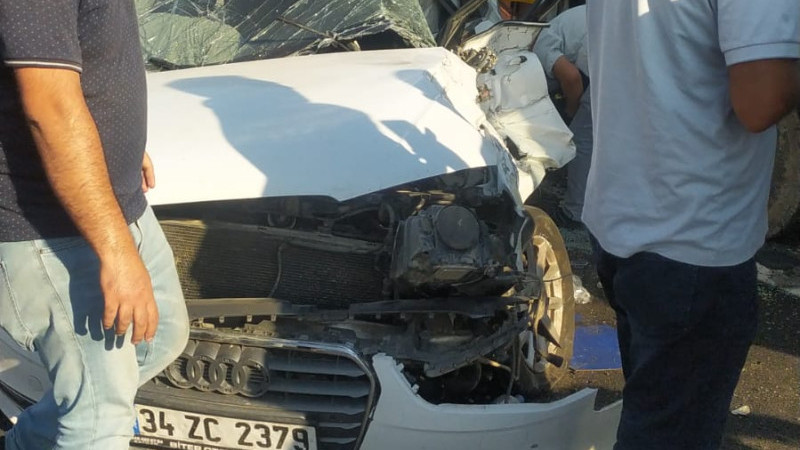 Hasankeyf yolunda kaza