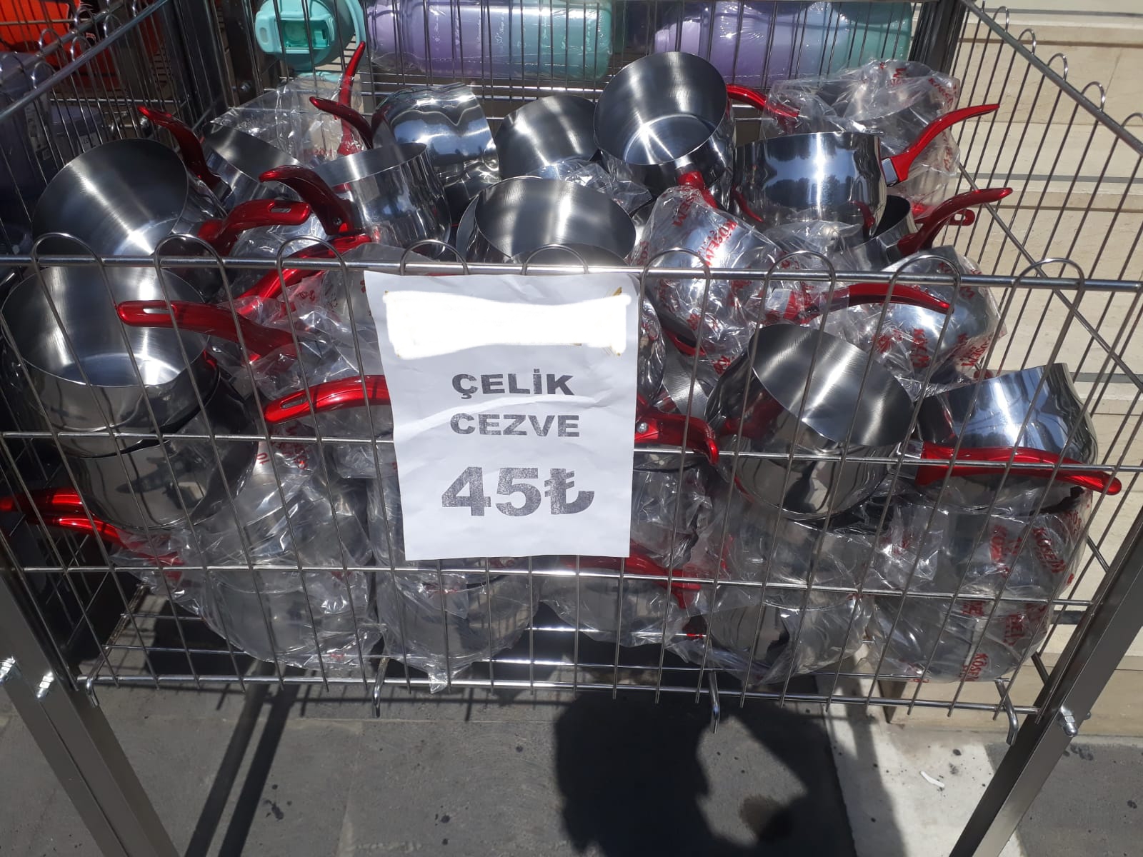 Kampanyalı çelik cezveler 45 TL