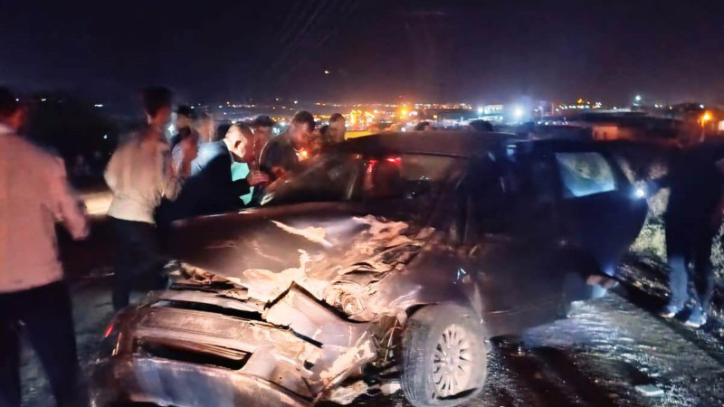 Ölüm yolunda yine kaza