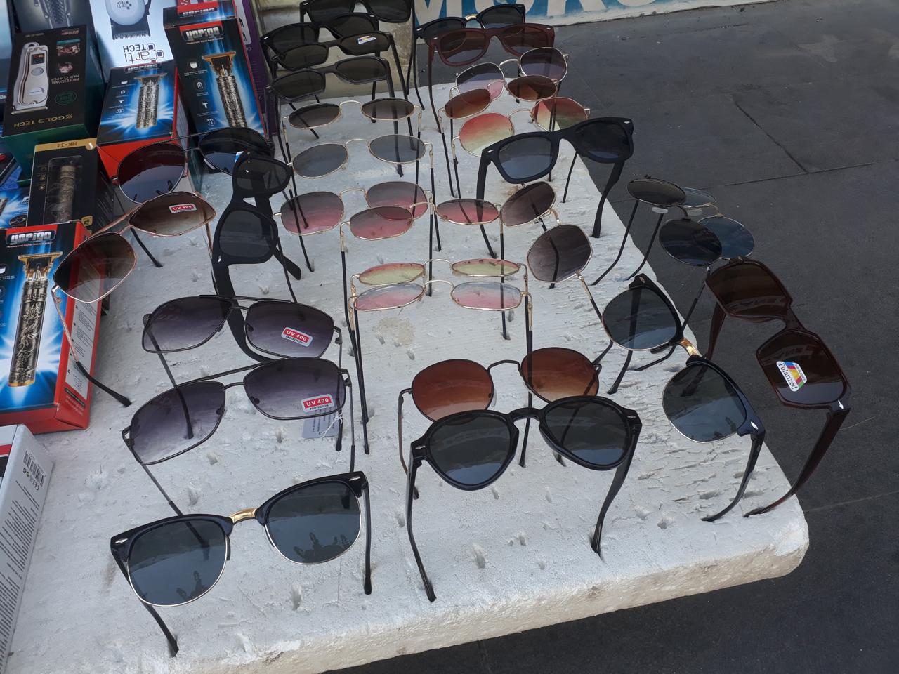 Güneş gözlükleri her noktada