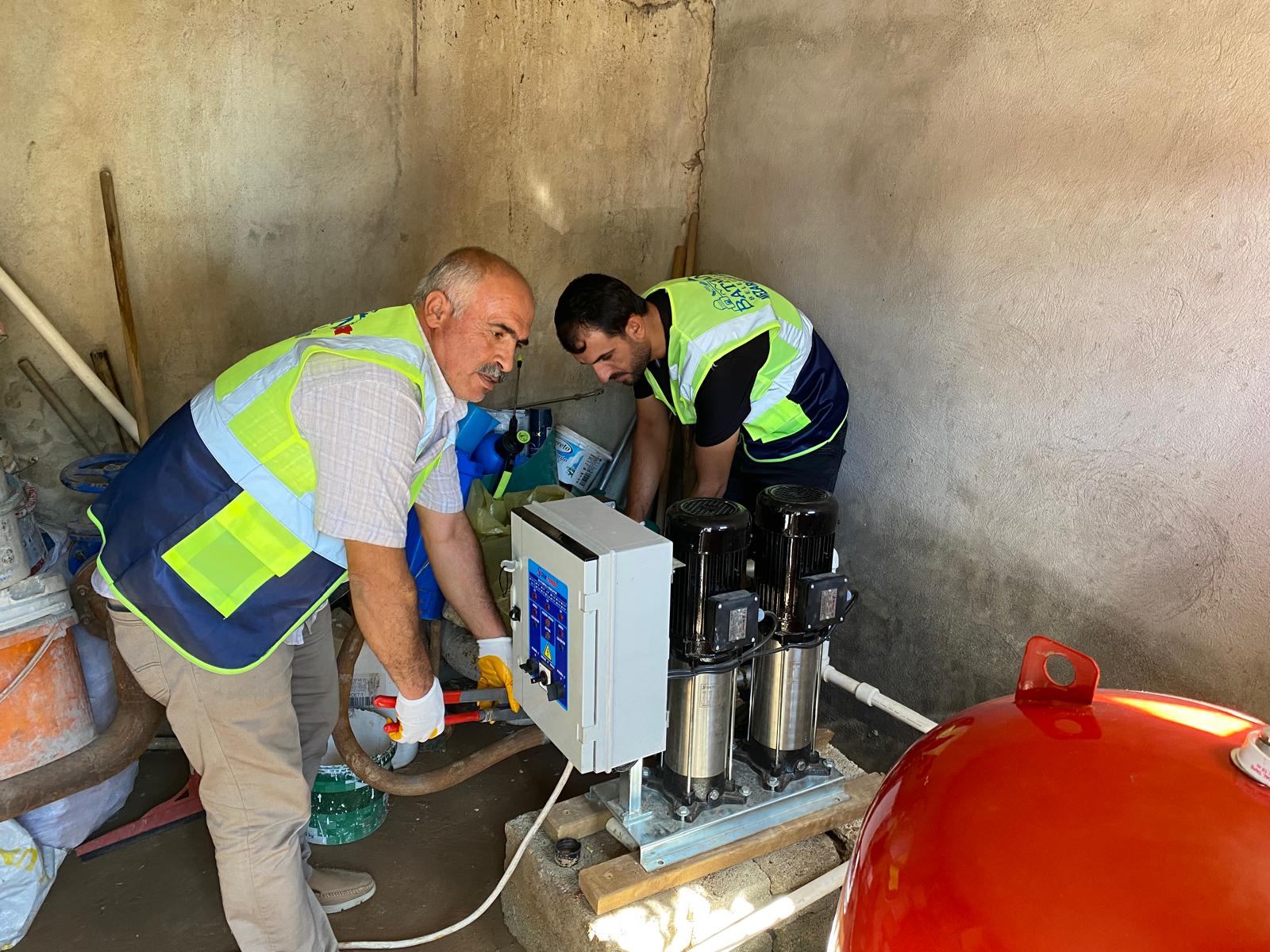 Mezarlıklarda su sorunu giderildi