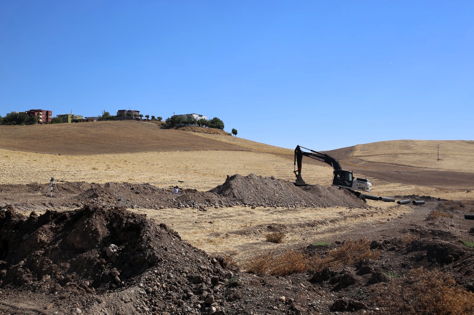 Kardelen mahallesine kanalizasyon hattı