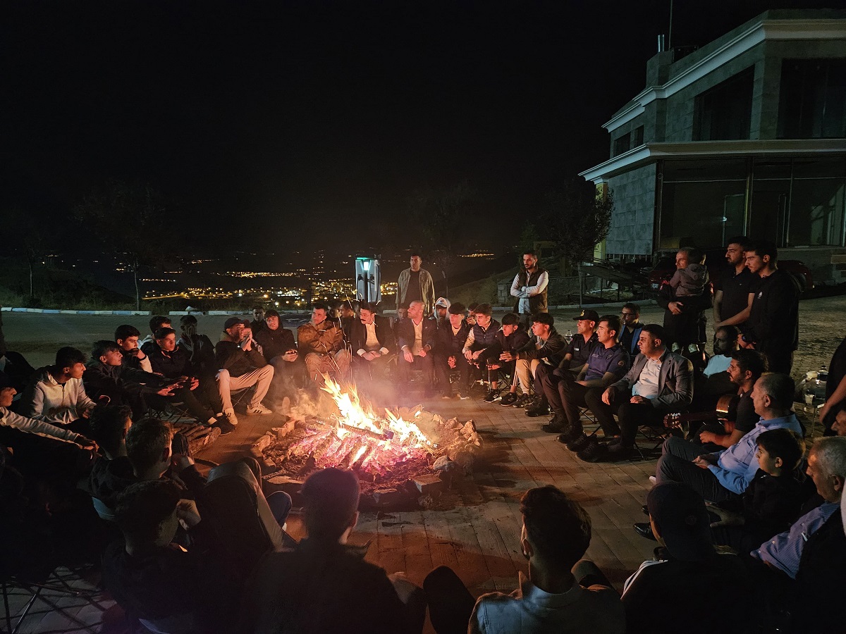 Kıra dağında kamp kurdular