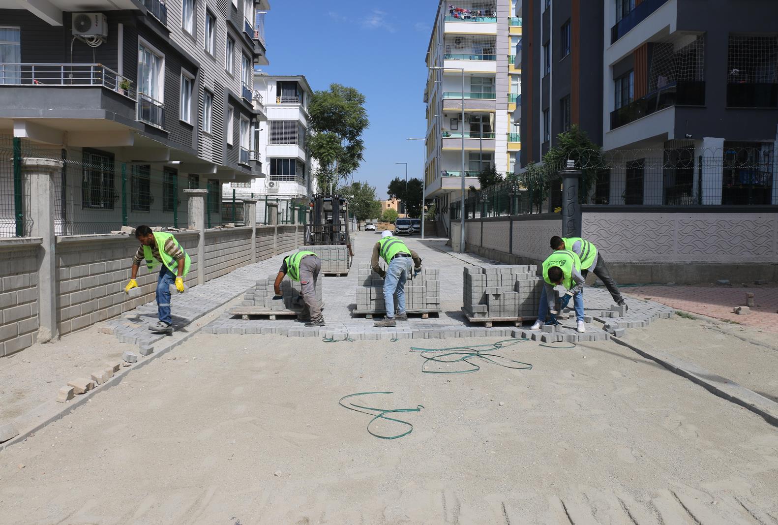 Yol iyileştirme çalışmaları sürüyor