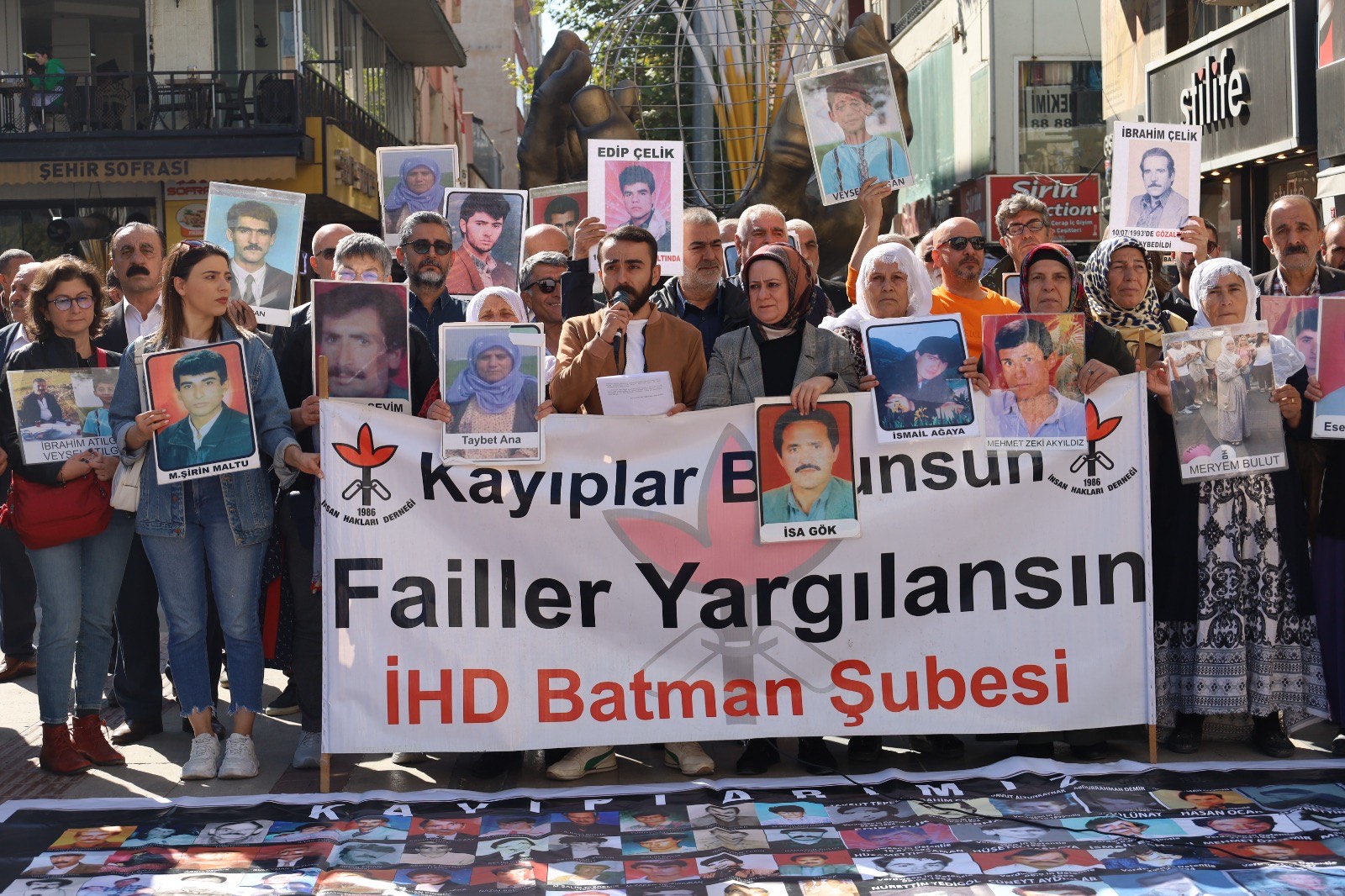 “Kayıplar Bulunsun, failler yargılansın” eyleminde 656.hafta