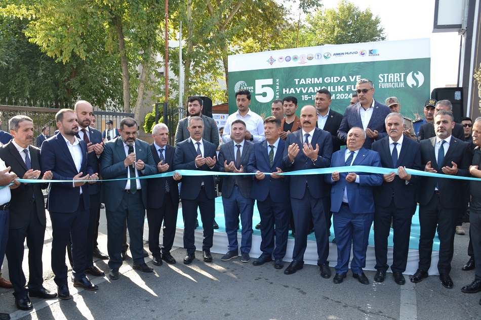Tarım fuarını dualarla açtılar