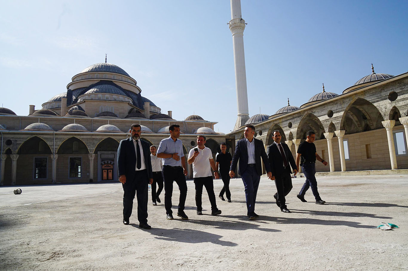 Üniversite camii inşaatında sona gelindi