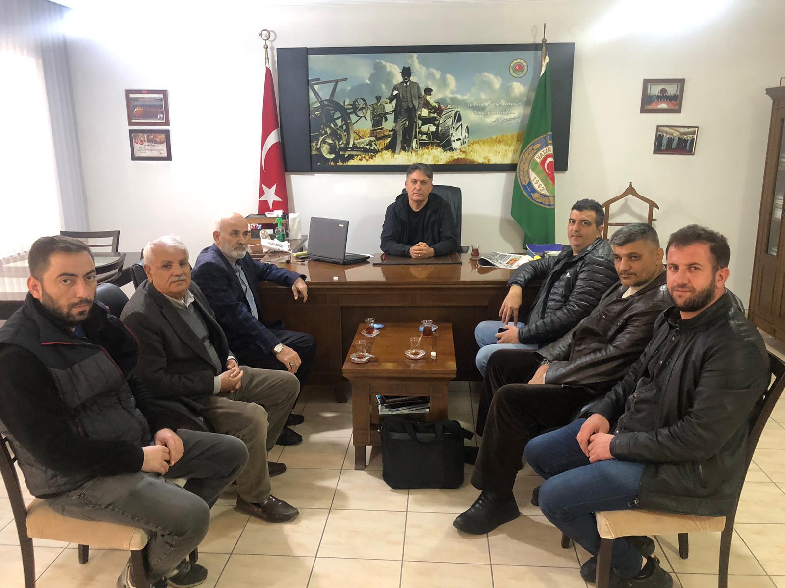 Saadetlilerden Ziraat Odasına ziyaret