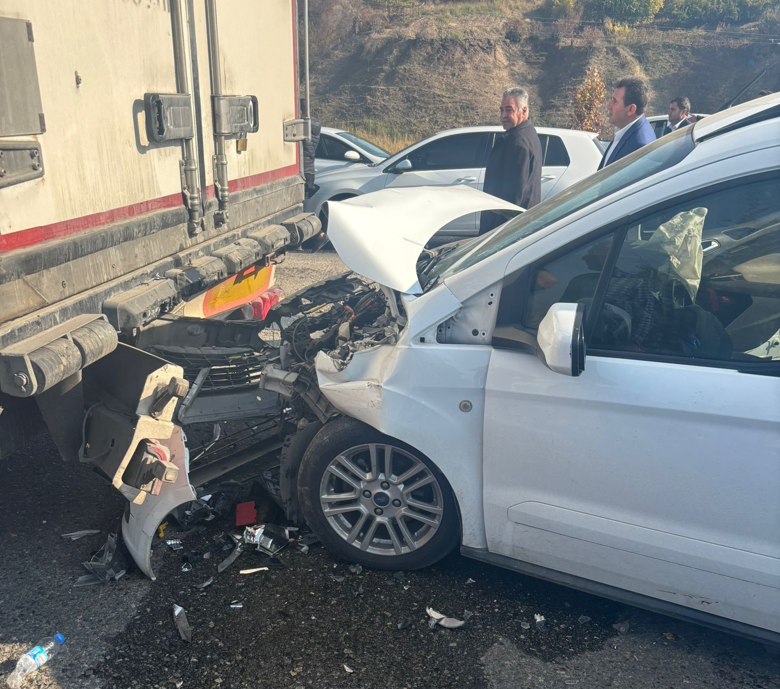 Şerbetli’de zincirleme kaza