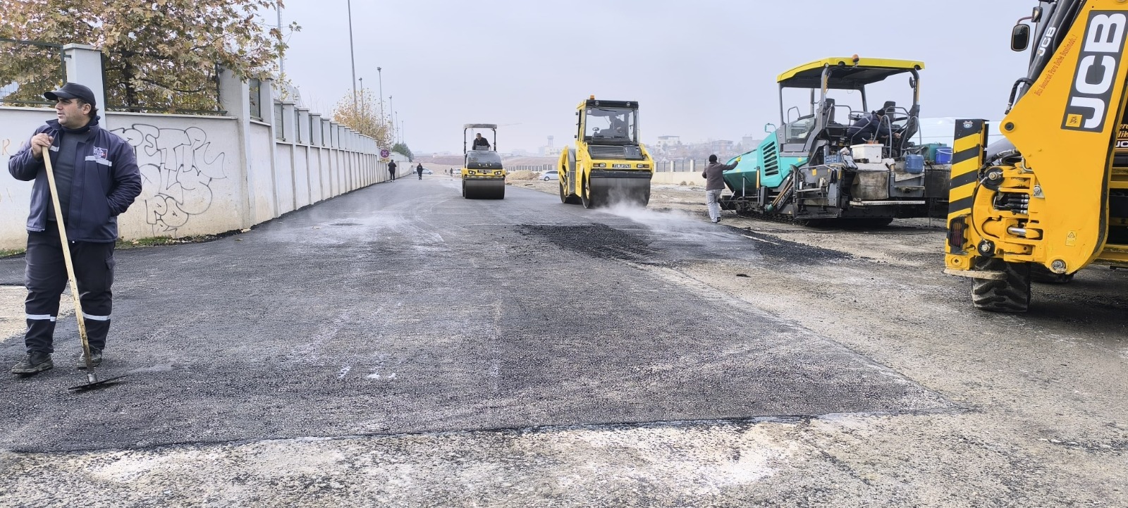 Belediyeden 7 bin 335 ton asfalt serimi