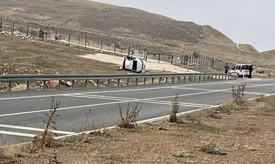 Hasankeyf yolunda kaza