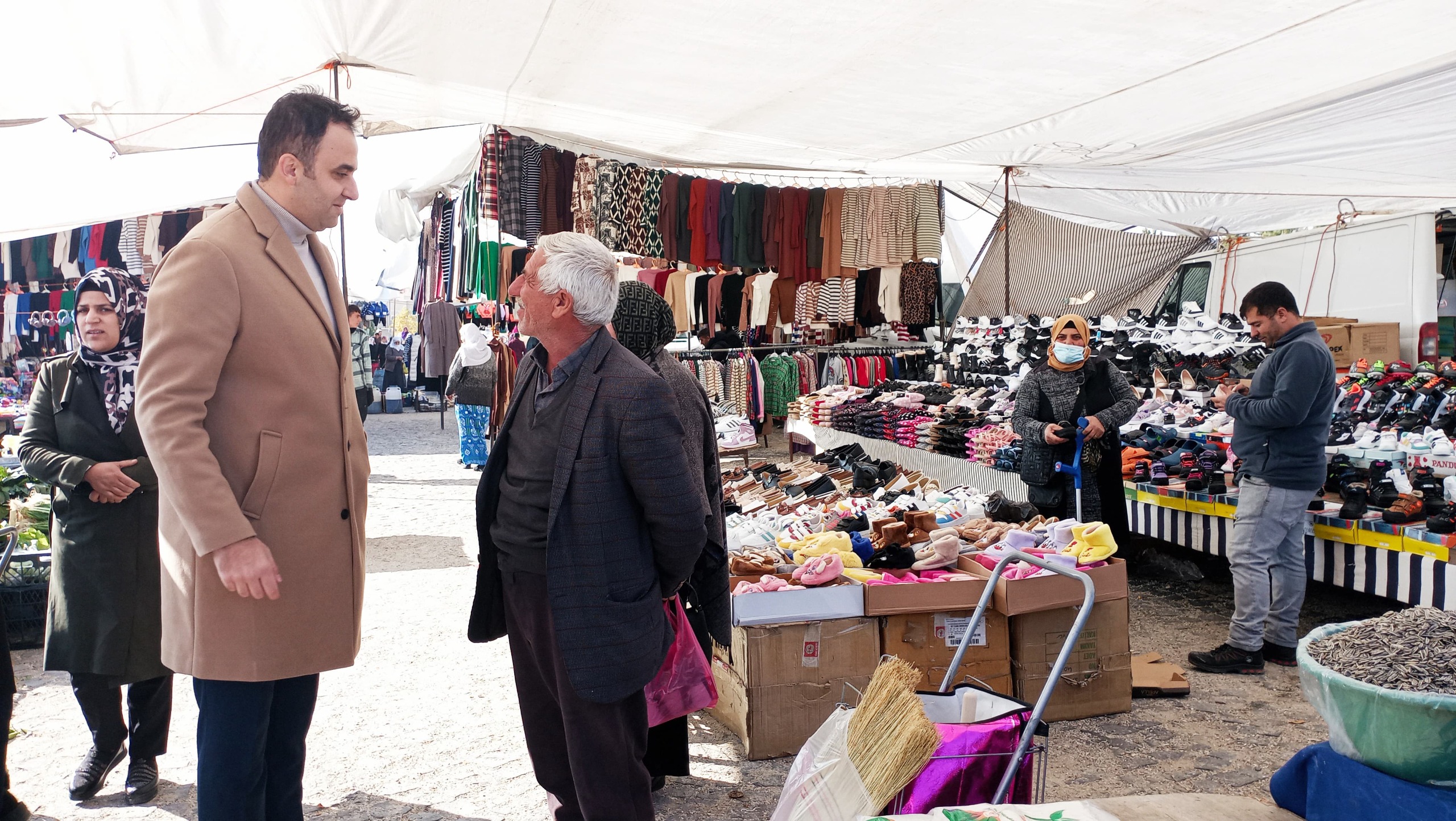 Kaymakam İmrak’tan ‘Pazar’ ziyareti