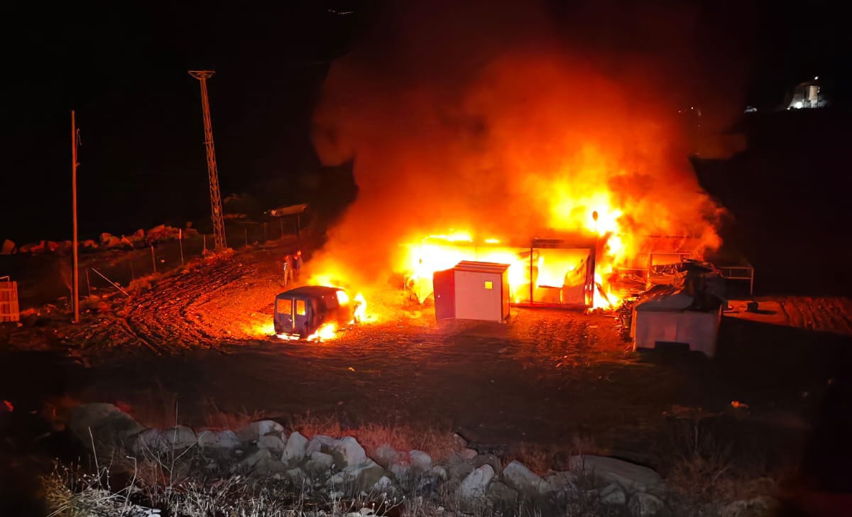 Baraka alev alev yandı