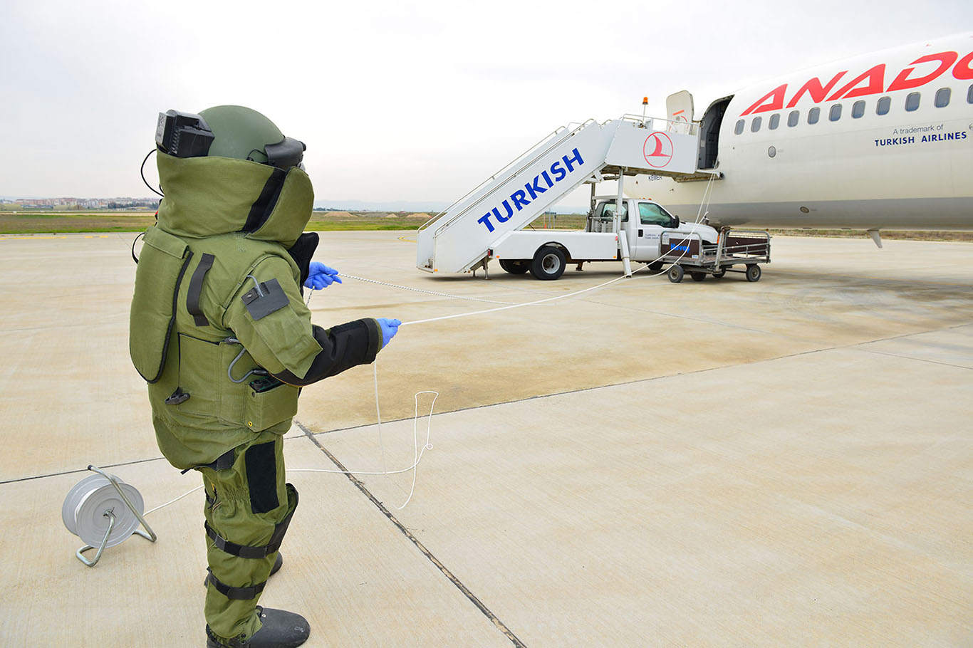 Havalimanında saldırı tatbikatı