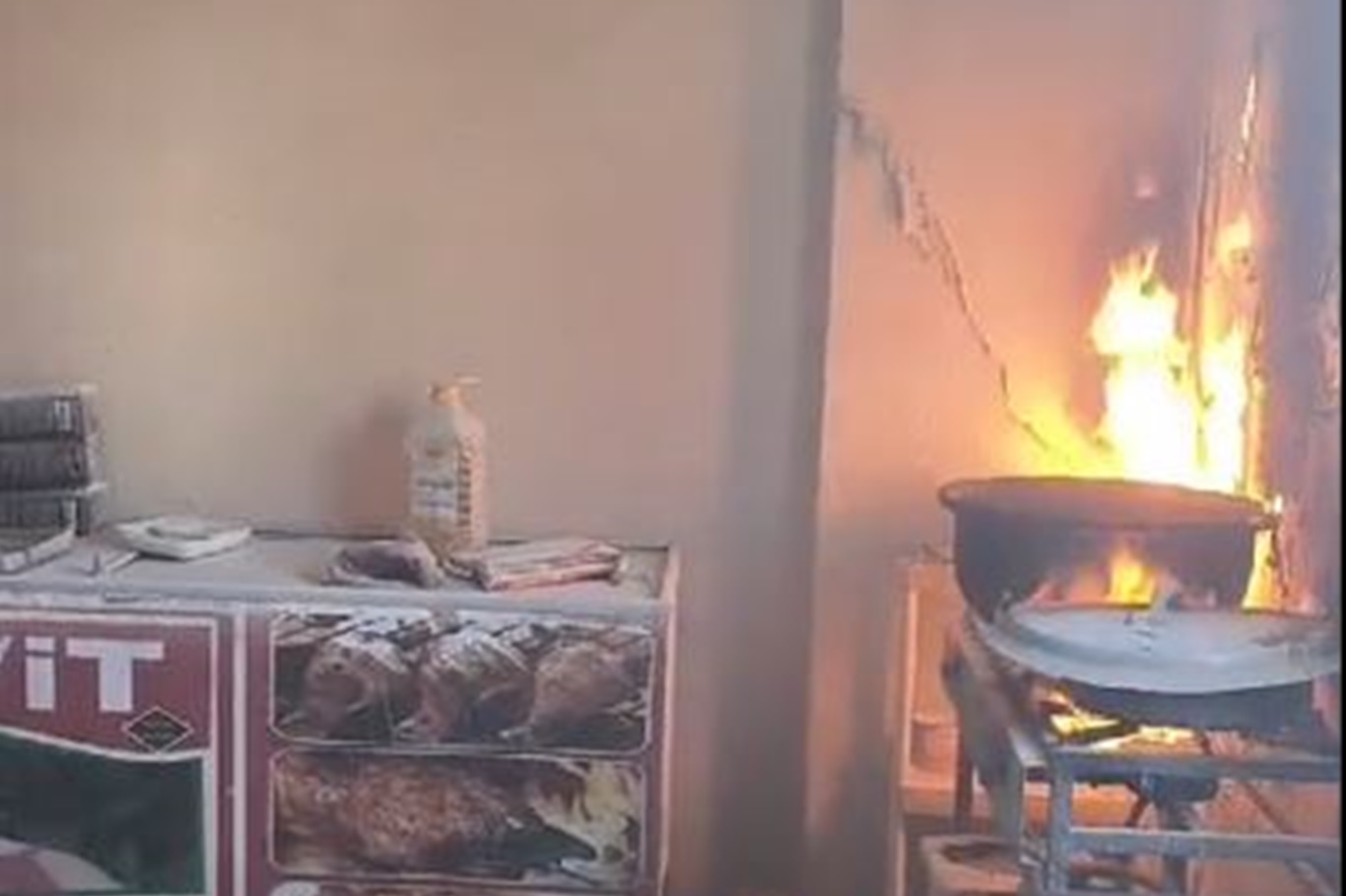 Mutfak yangını korkuttu