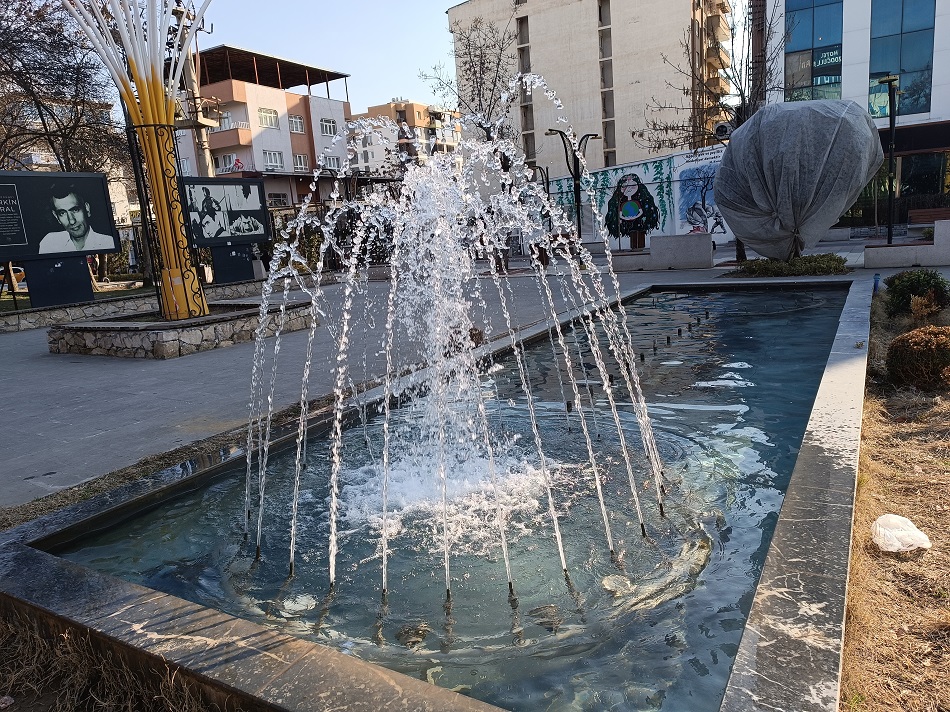 Süs havuzunda görsel şov