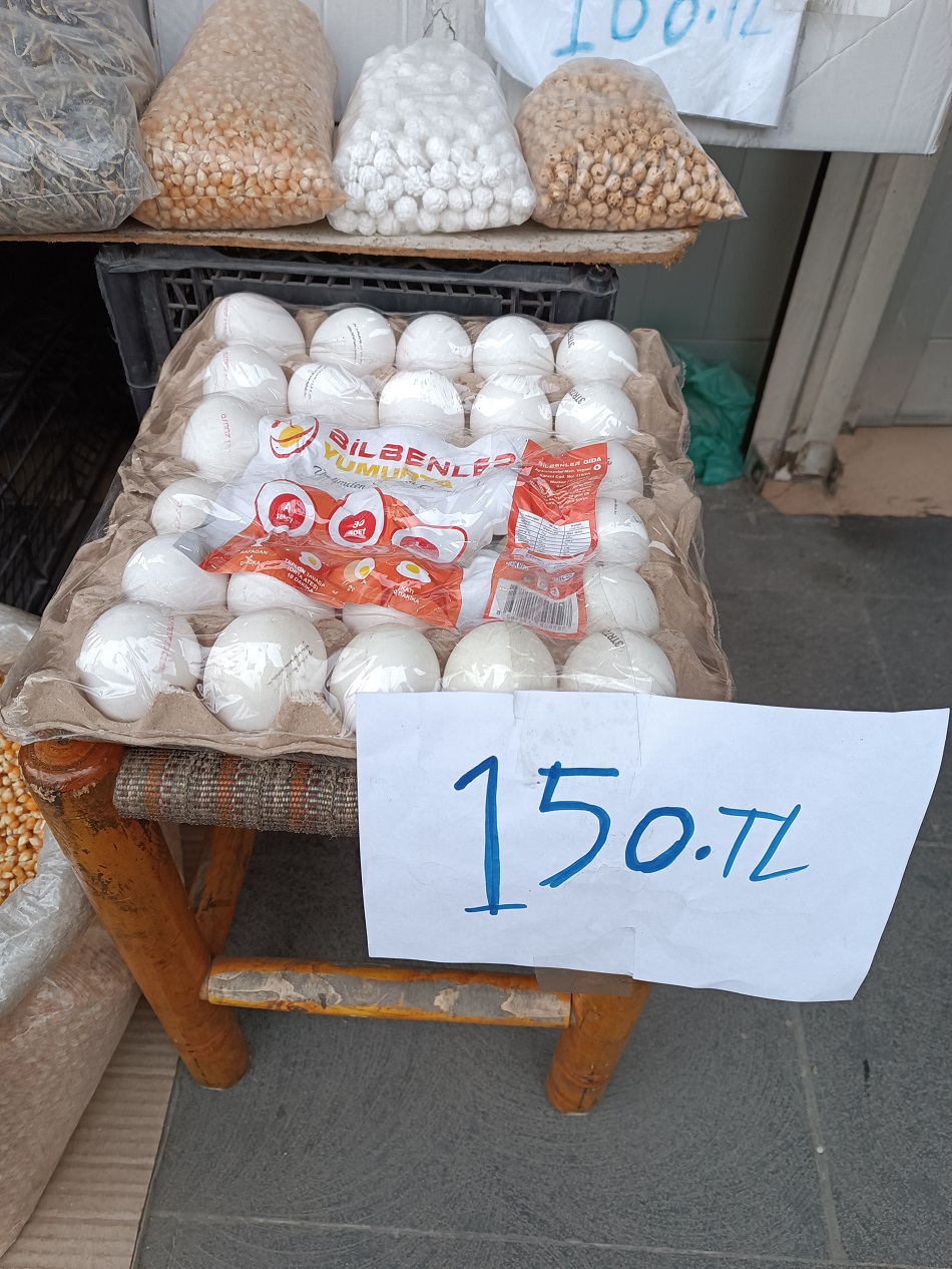 Yumurta fiyatları cep yakıyor