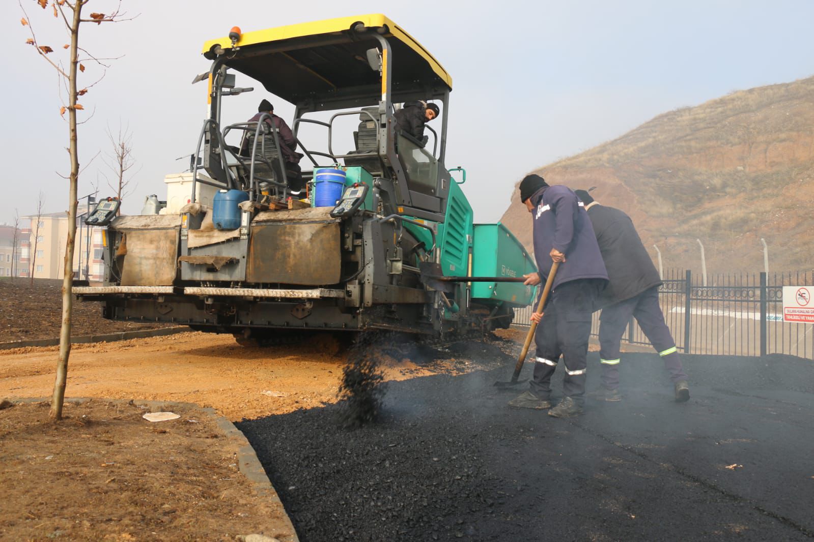 Yürüyüş yolunda sona gelindi