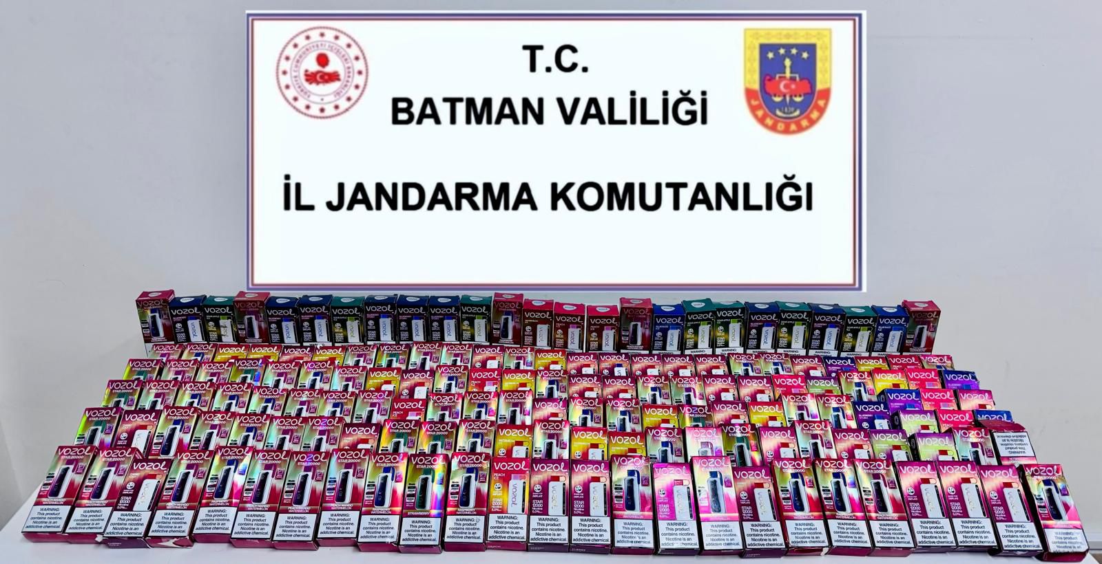 Kaçak elektronik sigara operasyonu