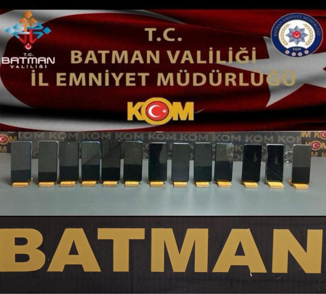 Kaçak telefonlara el konuldu