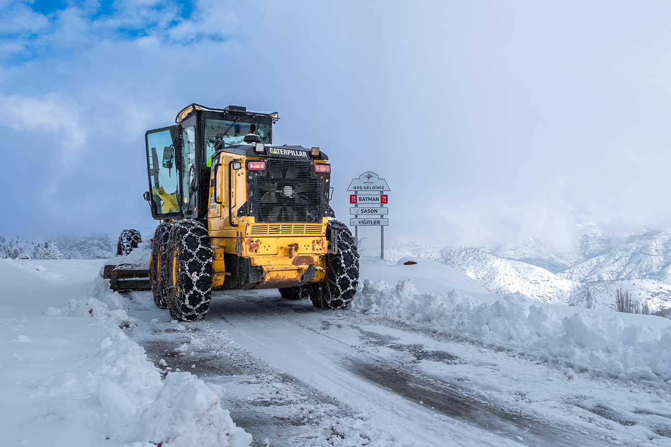 Karla mücadele devam ediyor
