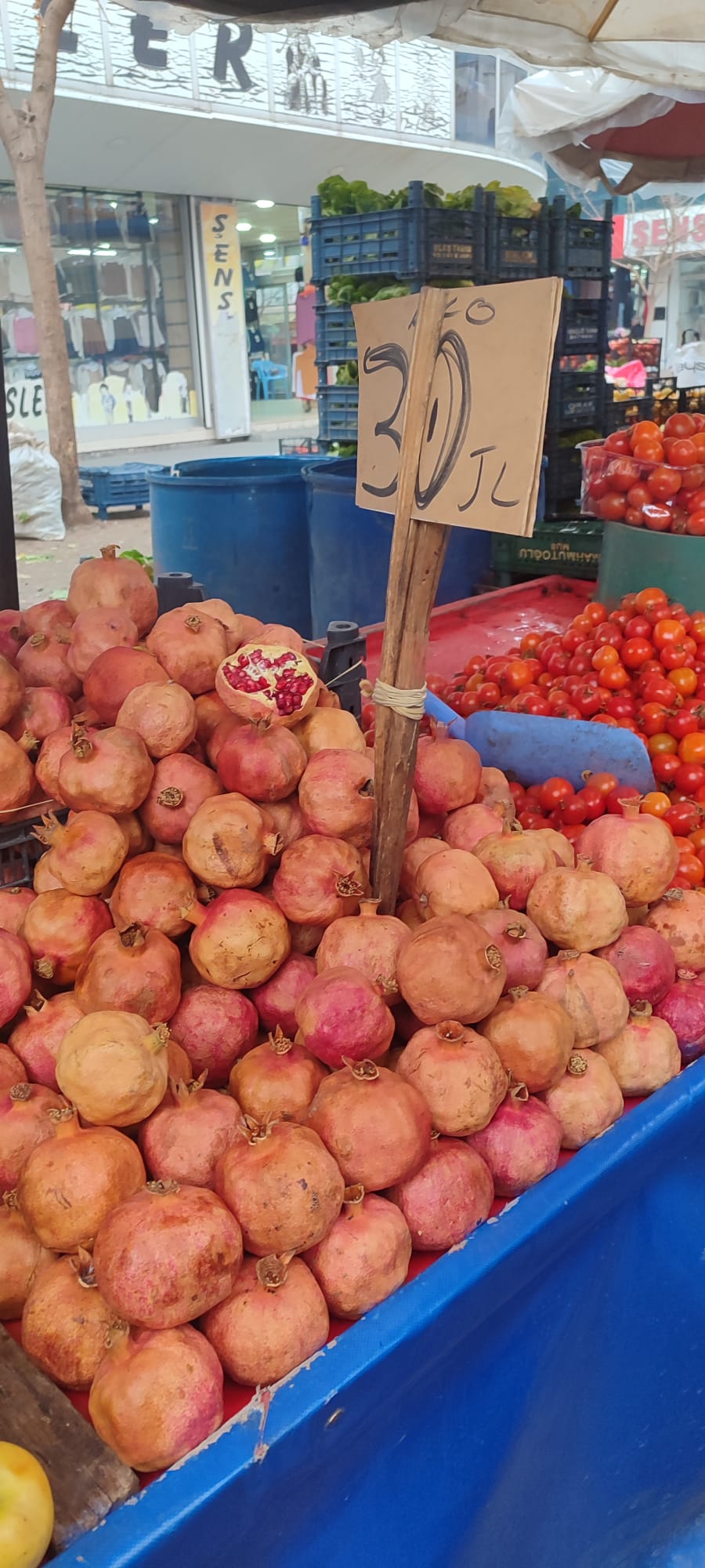 NARLARIN ÖZELİ PAZAR TEZGAHLARINDA