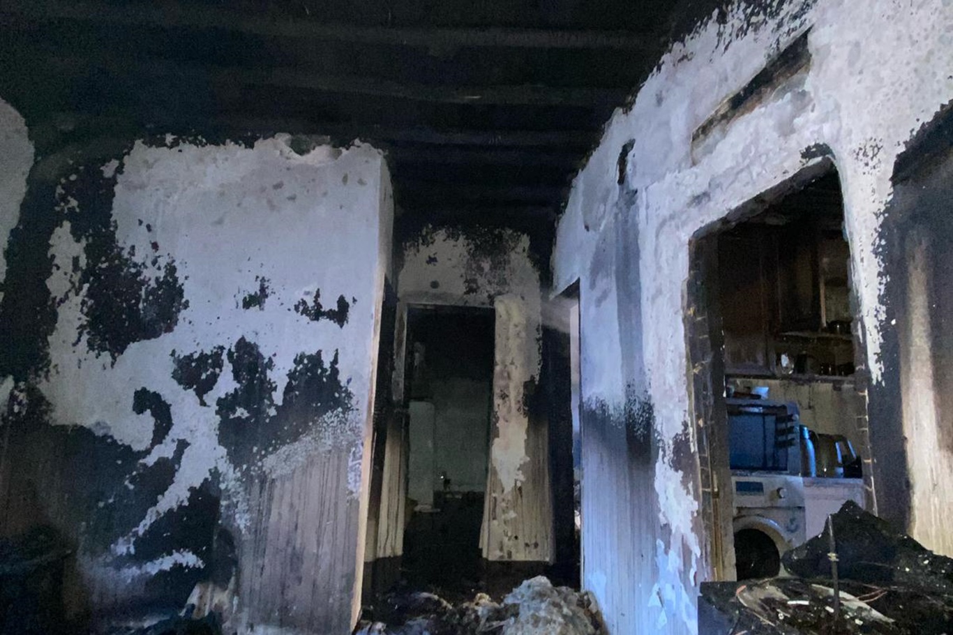 Çatı katında yangın