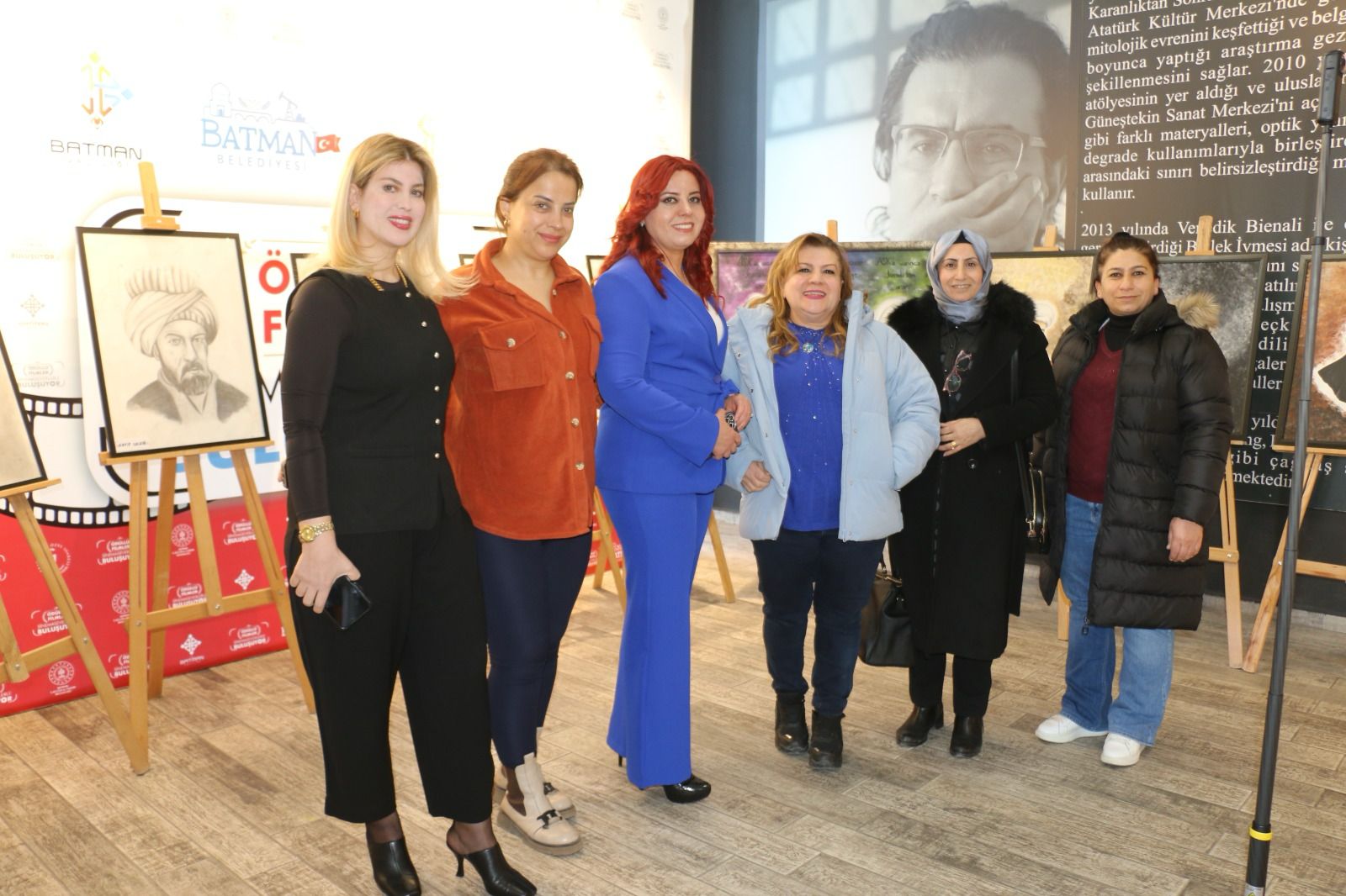 Kursiyerlerin resim sergisi ilgi gördü