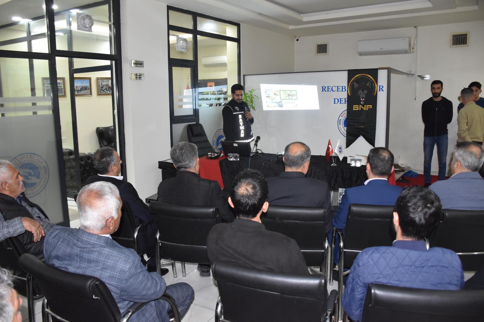 Recebanlılar Derneği’nde madde bağımlılığı anlatıldı