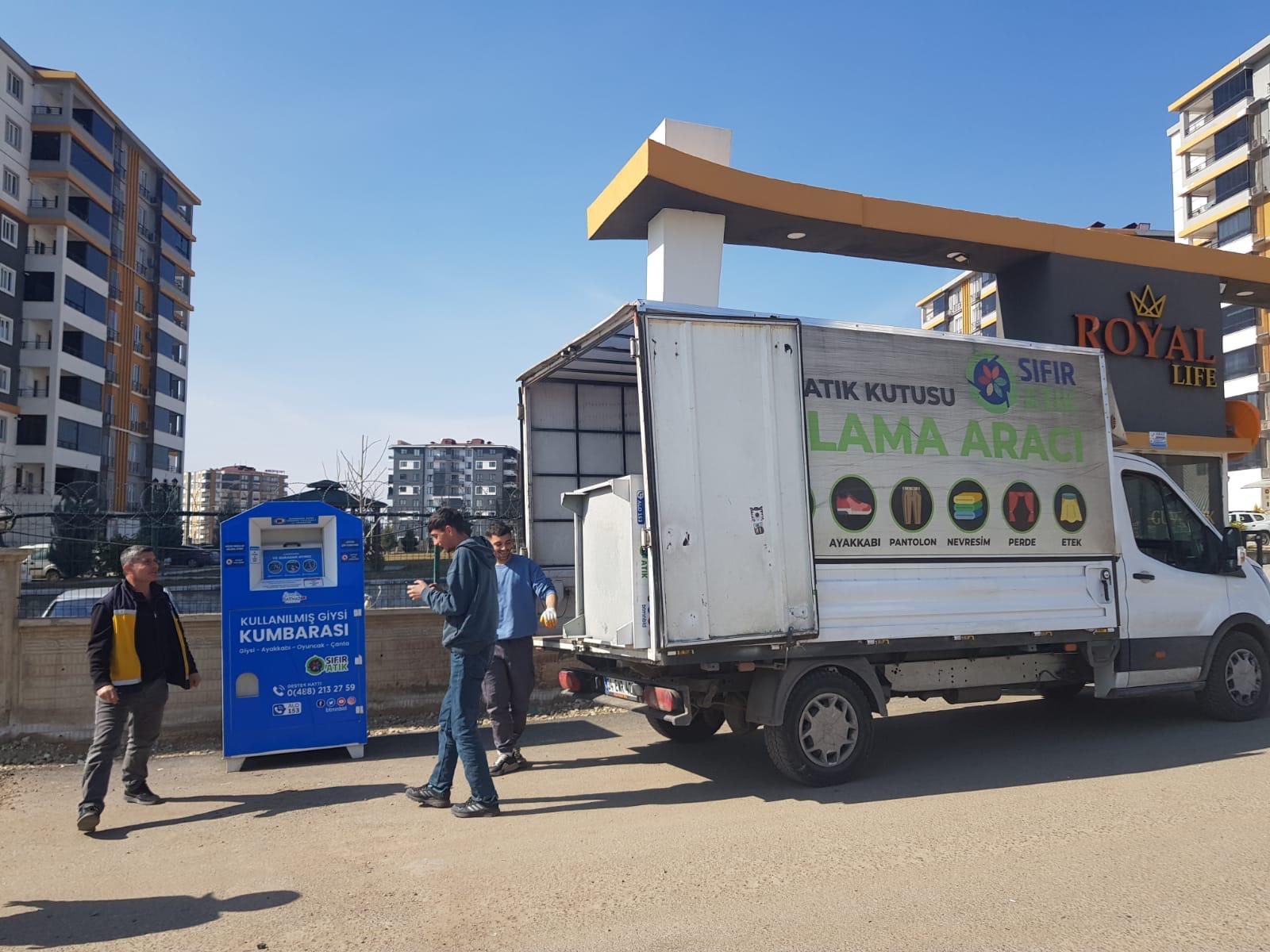 120 Ton atık giysi toplandı