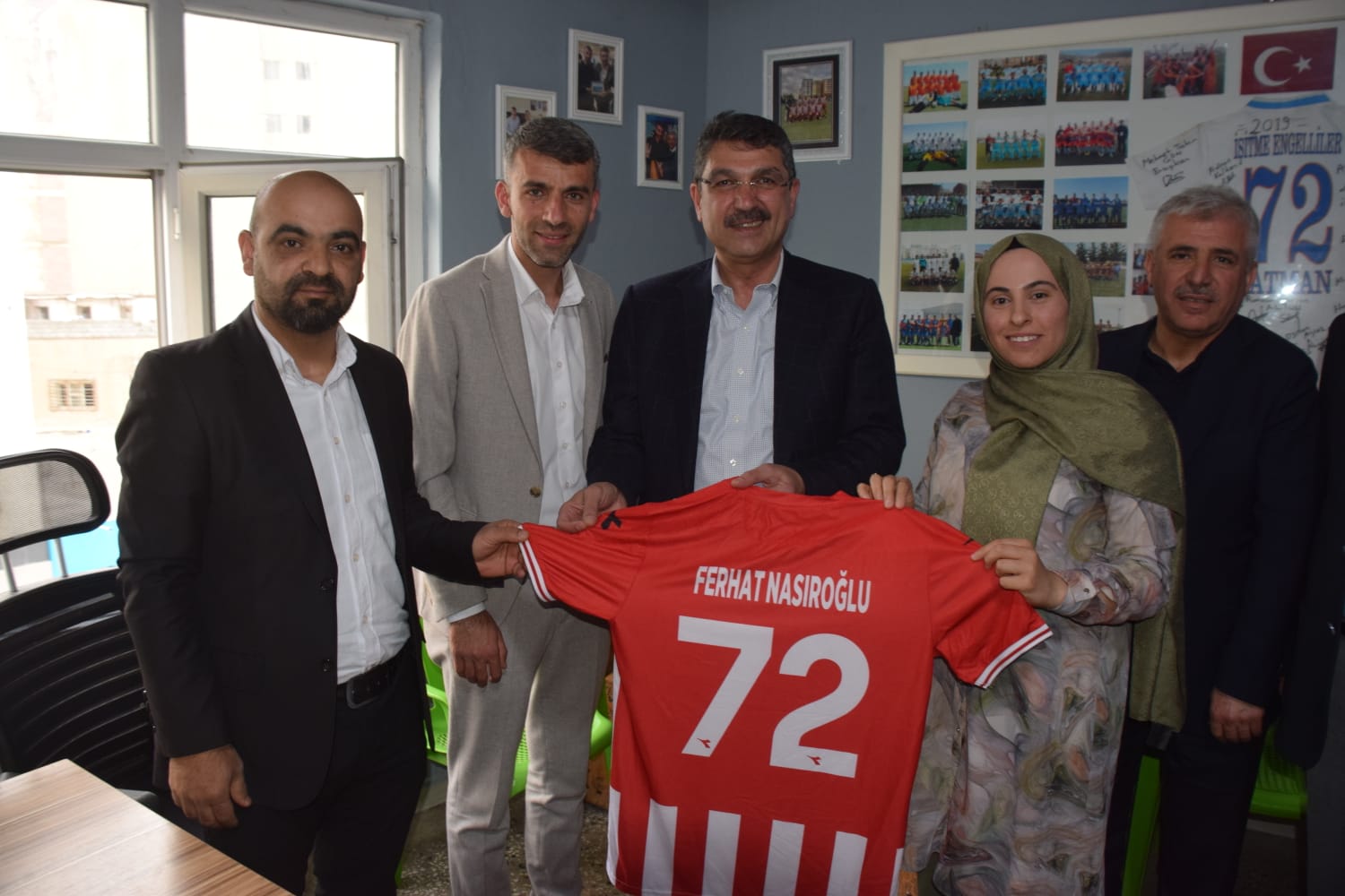 İşitme Engelliler Spor Kulübüne ziyaret