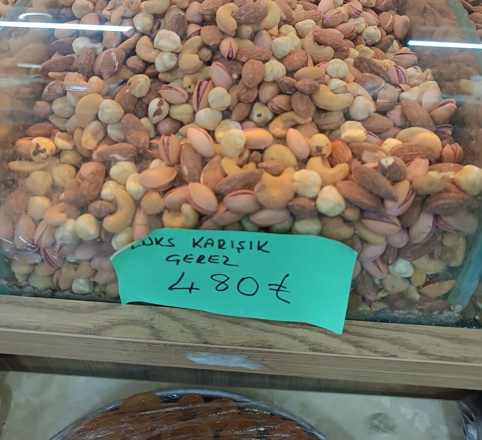 Karışık çerez 500 liraya dayandı