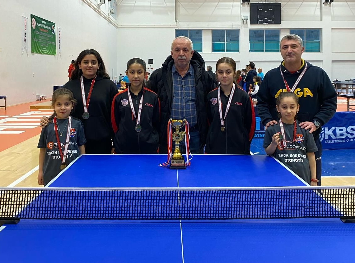 Masa tenisinde Türkiye derecesi yaptılar
