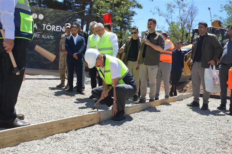 Gercüş mesire alanı çivi çaktılar