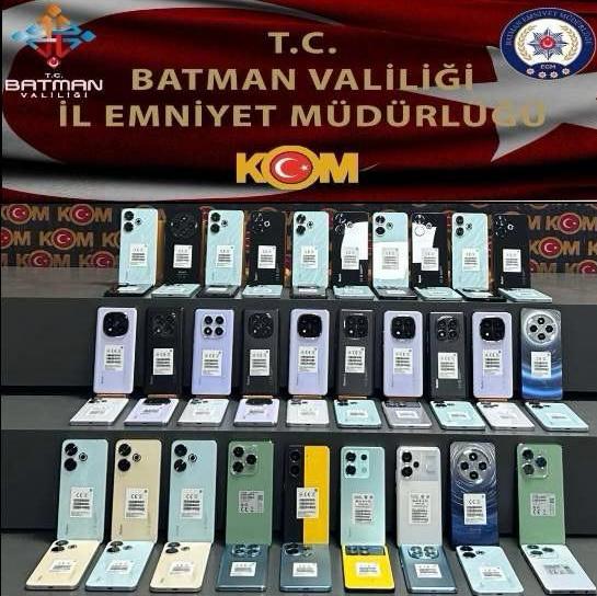 Kaçak cep telefonu operasyonu