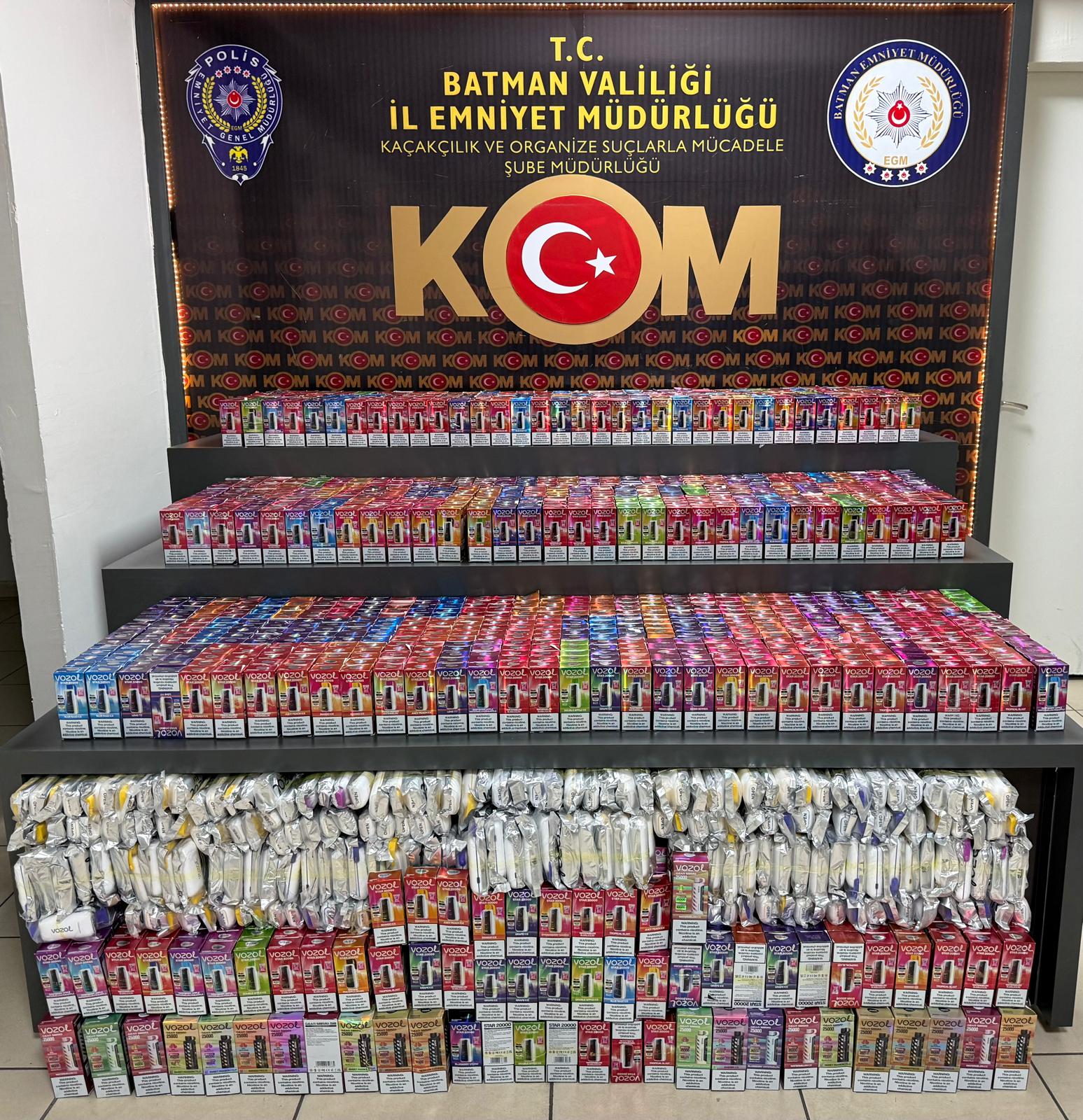 Kaçak elektronik sigara operasyonu