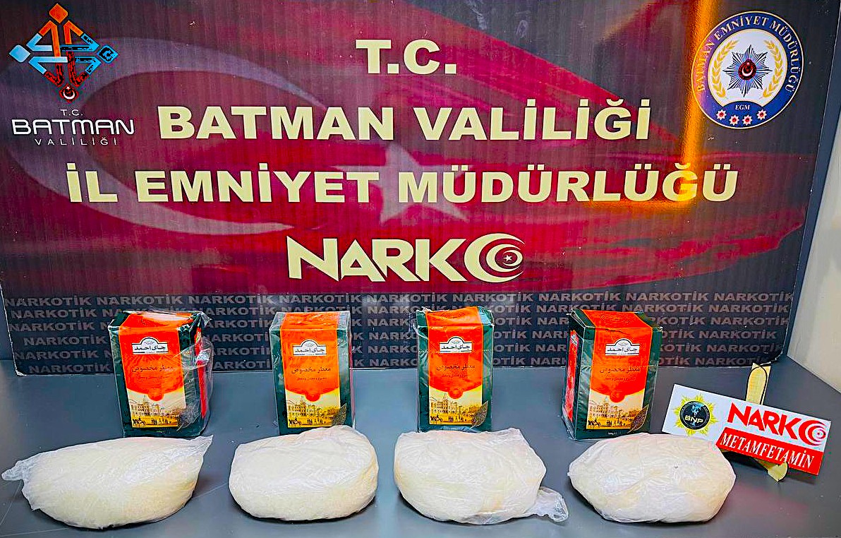 Otobüste 4 kilo uyuşturucu yakalandı