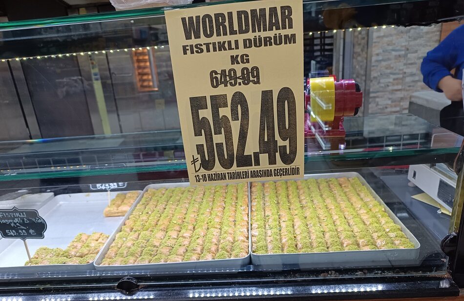 Baklavada indirim kampanyası