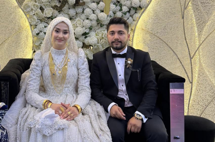 Yılmaz ailelerinin mutlu günü